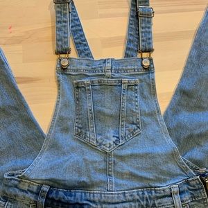 Old Navy Distressed Bib Overalls